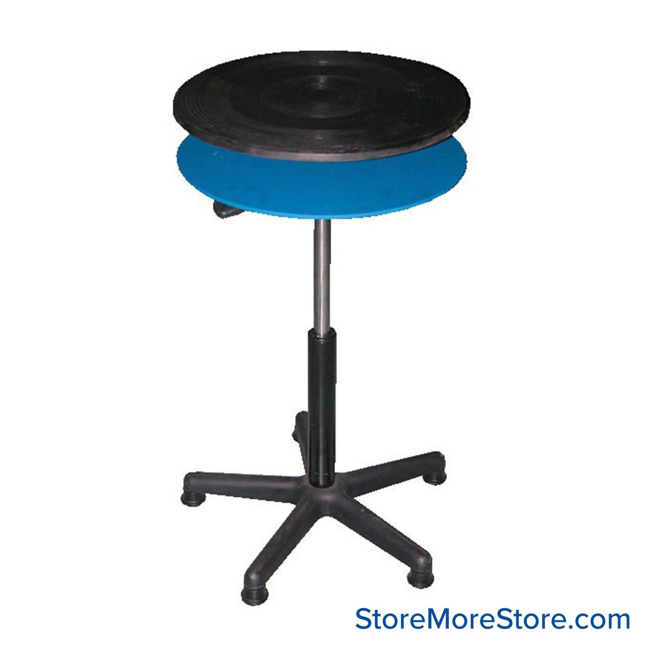 Manual Turntable, 24" W x 24" D x 23.5" H, Gas Cylinder Height Adjustment