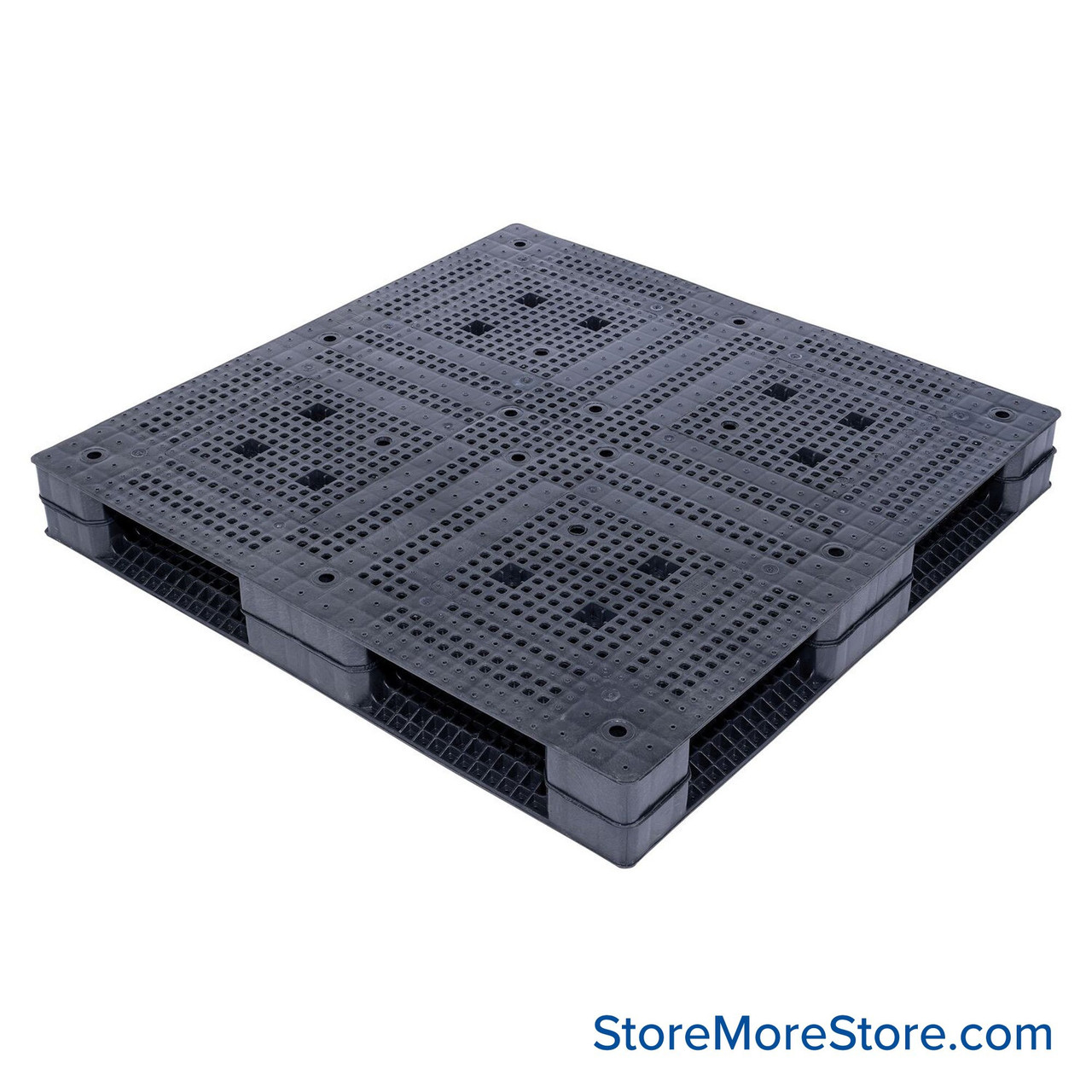 Plastic Skid Pallet, 47.25" W x 47.25" D x 6" H, 22000 lbs Load Capacity (Floor), 1600 lbs Load Capacity (Pallet Rack)