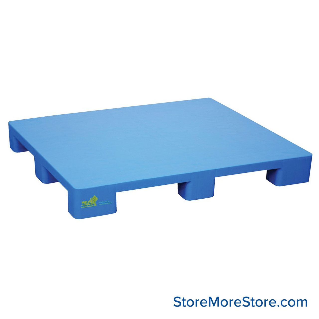 Plastic Skid Pallet, 47" W x 39" D x 5.5" H, Includes Hygienic, 8800 lbs Load Capacity (Floor), 1760 lbs Load Capacity 
