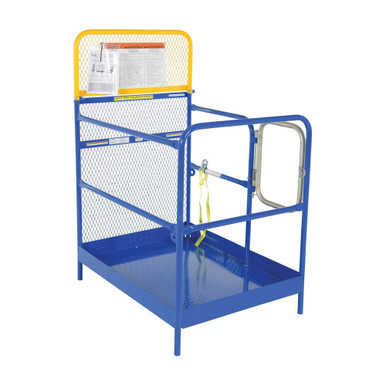Forklift Work Platforms, 48" Deep, Includes Casters