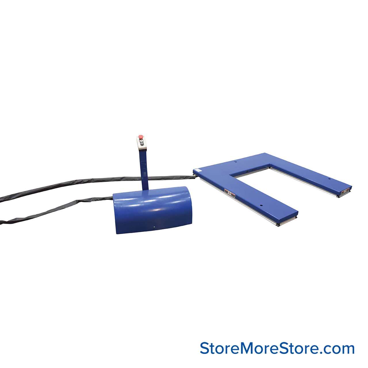 Electric Pallet Lift Table, 52.5" W x 55.75" D x 3.5" H, 2,000 lbs Load Capacity