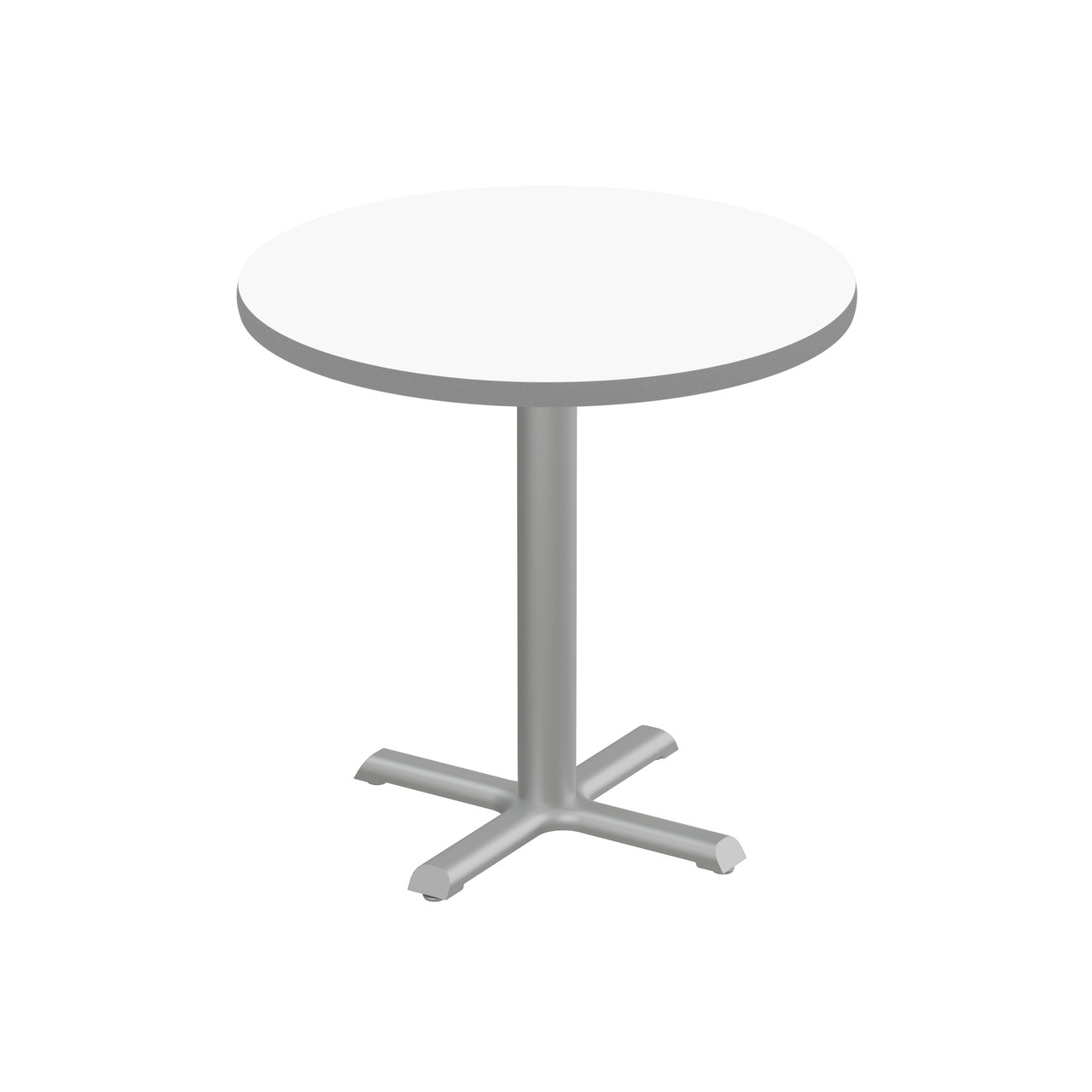 Dry Erase Bistro Pedestal Tables, 36" W x 36" D x 29" H, 36" round Top, Cross Base