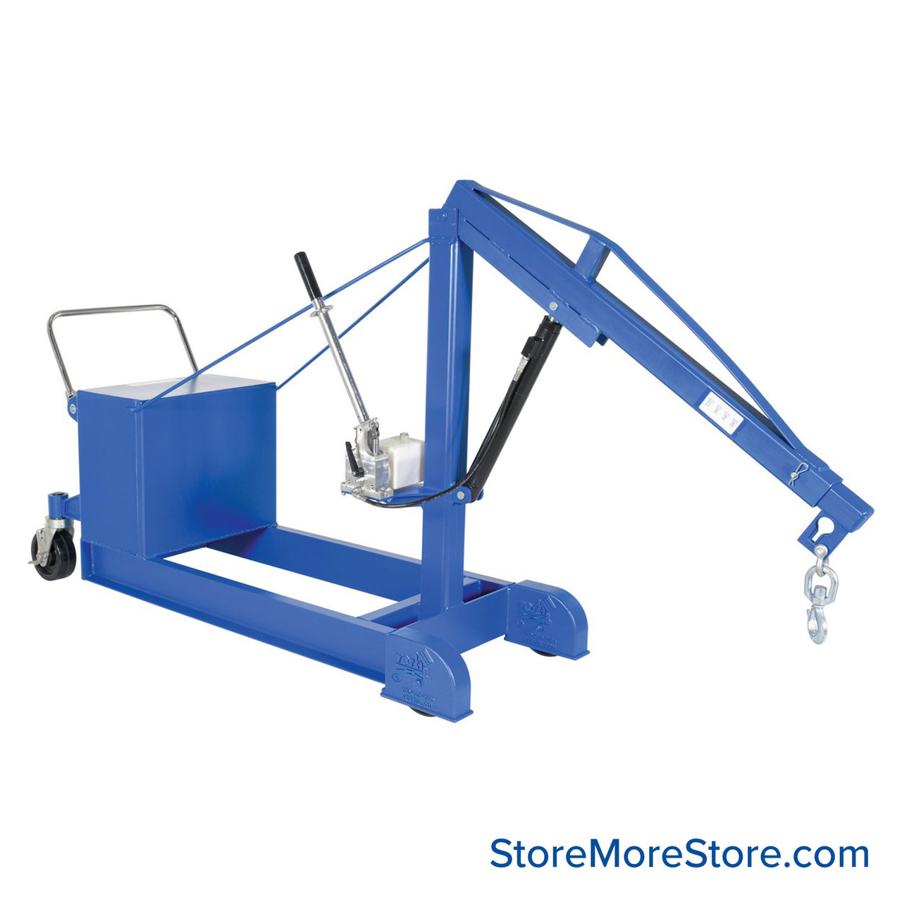 Counterbalance Floor Crane, 145.25" D x 102" H, 1000 lbs