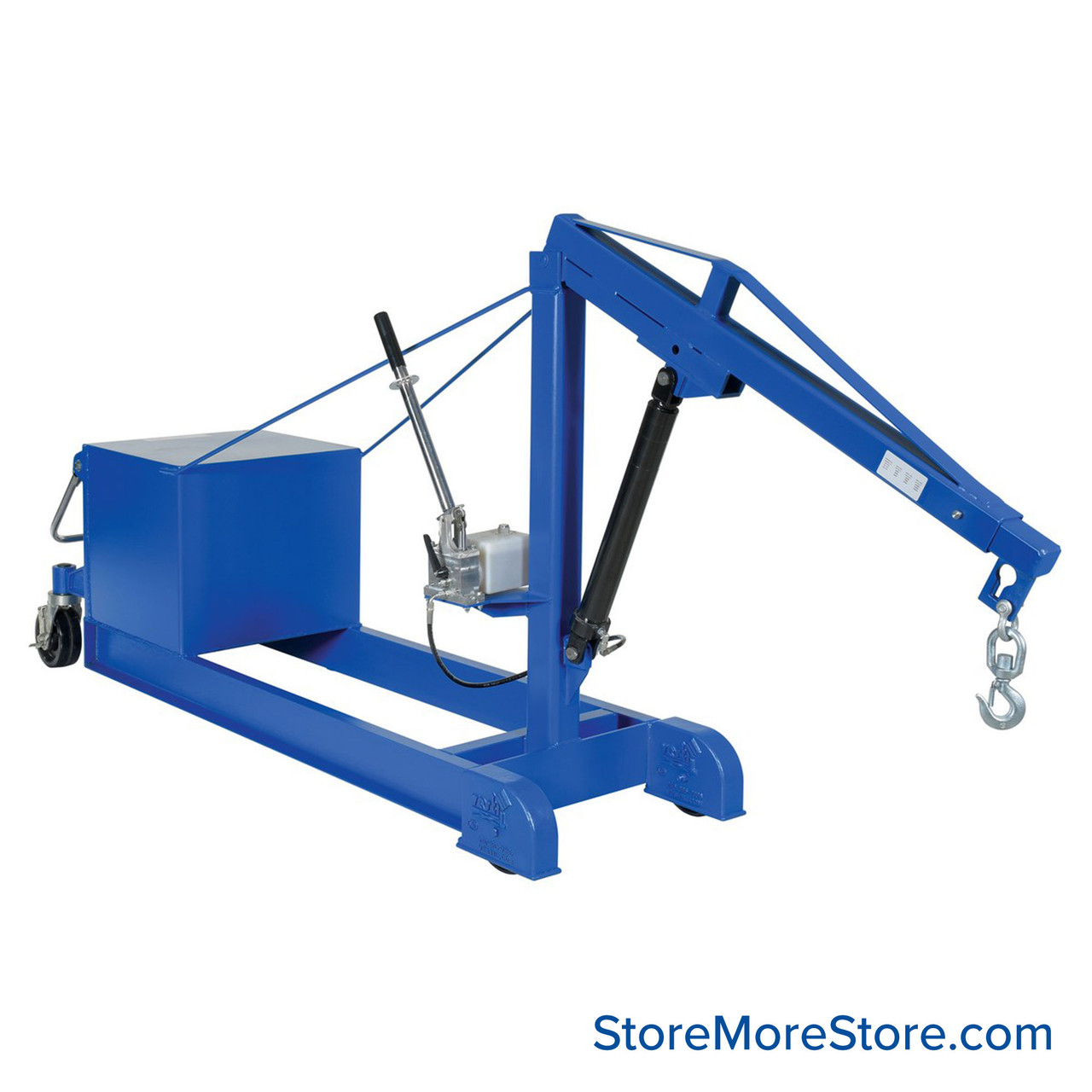Counterbalance Floor Crane, 159.25" D x 107.5" H, 2000 lbs