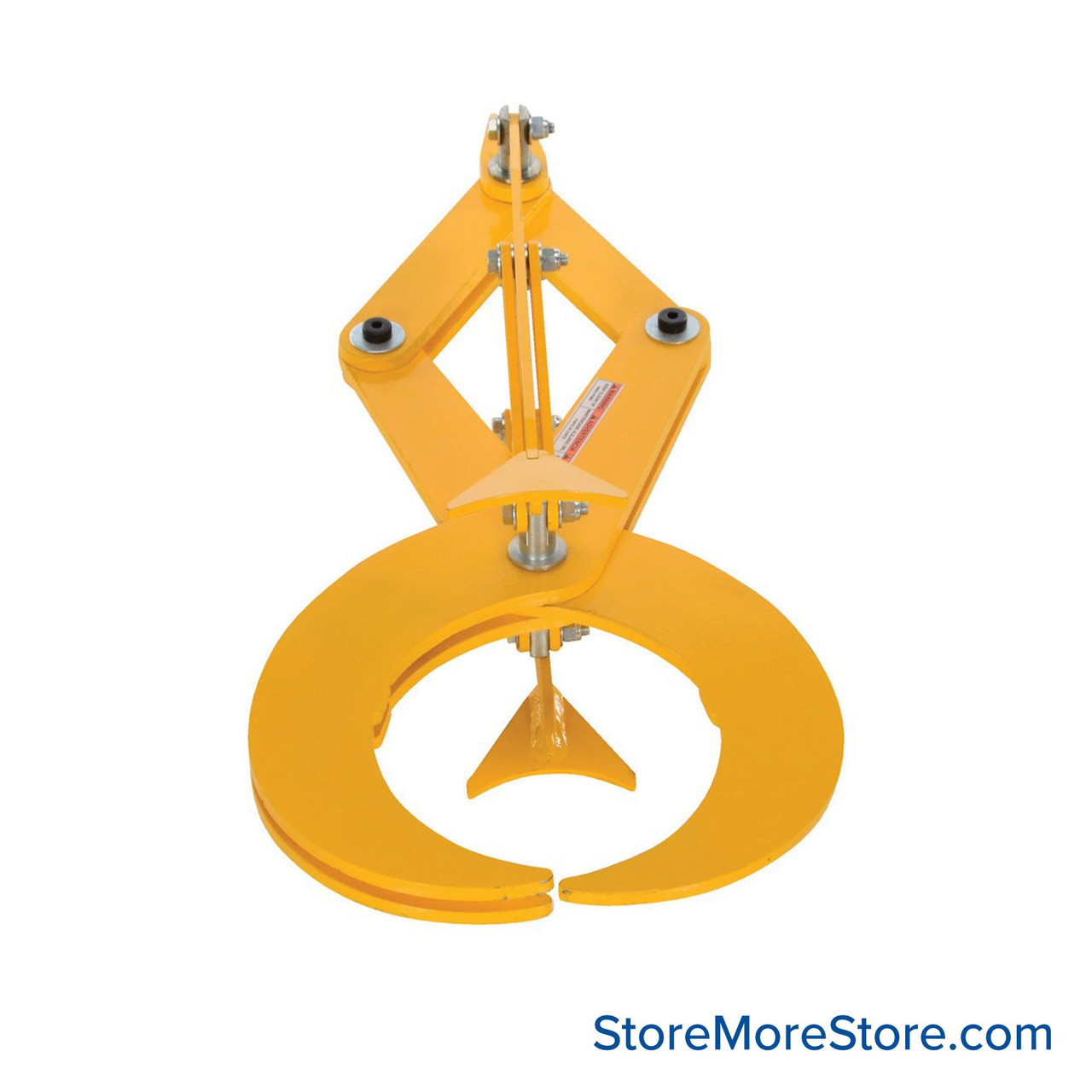 Pipe Lifting Clamp, 17" W x 27.5" D x 36.25" H, 10.75"-11" Pipe Outside Diameter