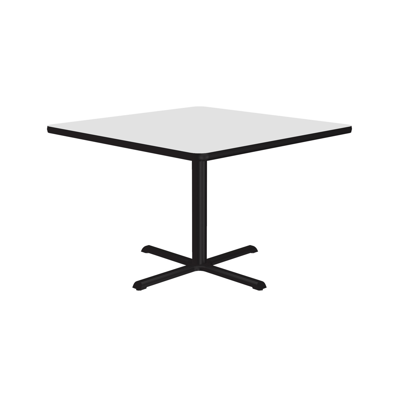 Dry Erase Tables, 42" W x 42" D x 29" H, 42" Square Top, Cross Base