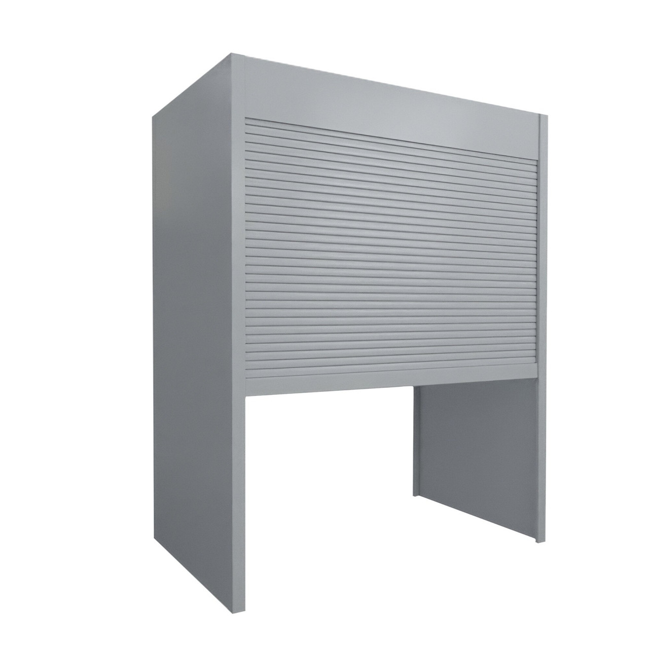 Locking Sliding Doors for Four-Deep Legal Shelving, 74" W x 48" D x 104" H