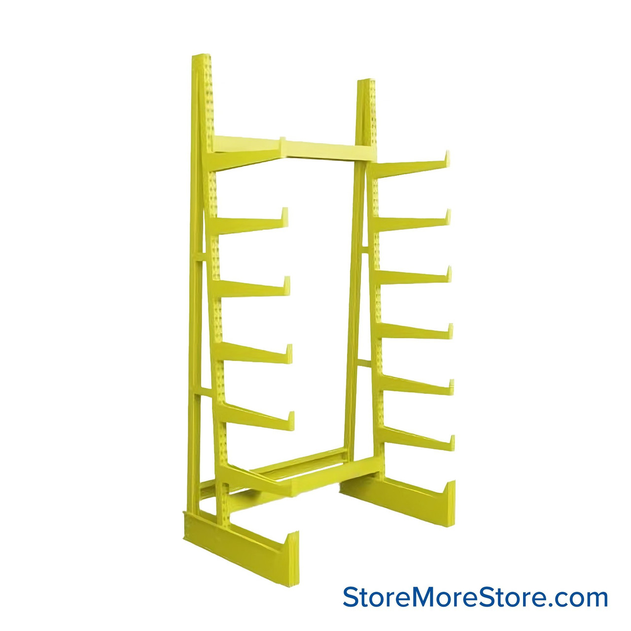 Cantilever Pipe Racks, 72" W x 48" D x 144" H, Single-Sided, 7 Levels (Including Base)
