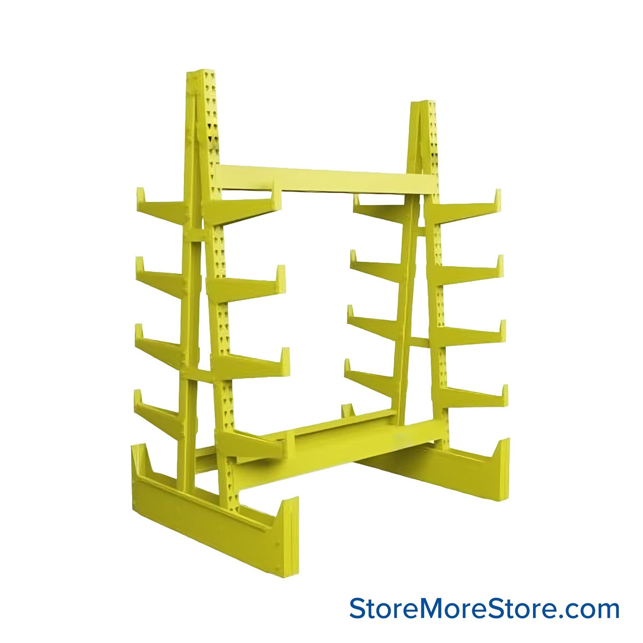 Cantilever Pipe Racks, 72" W x 54" D x 96" H, Double-Sided, 10 Levels (Including Base)