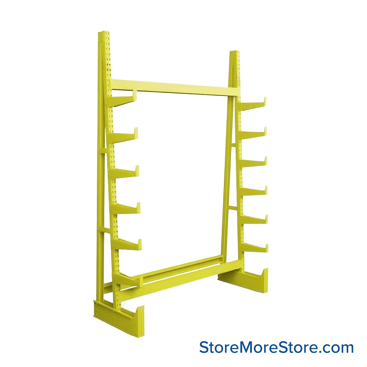 Cantilever Pipe Racks, 99" W x 36" D x 144" H, Single-Sided, 7 Levels (Including Base)