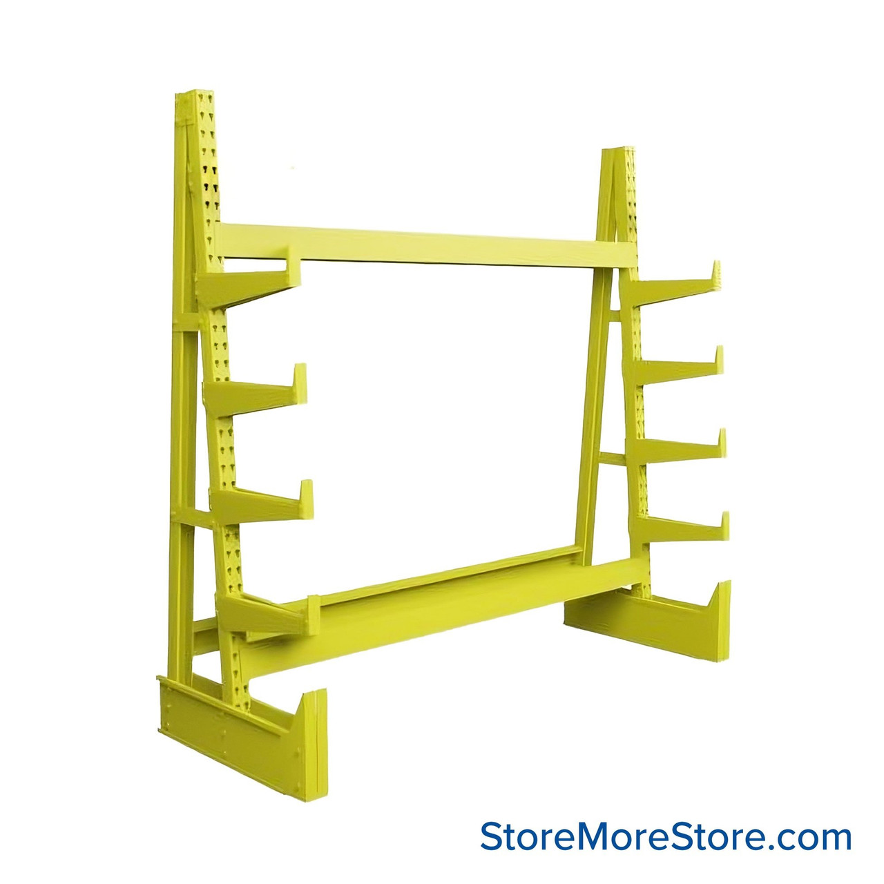 Cantilever Pipe Racks, 99" W x 36" D x 96" H, Single-Sided, 5 Levels (Including Base)