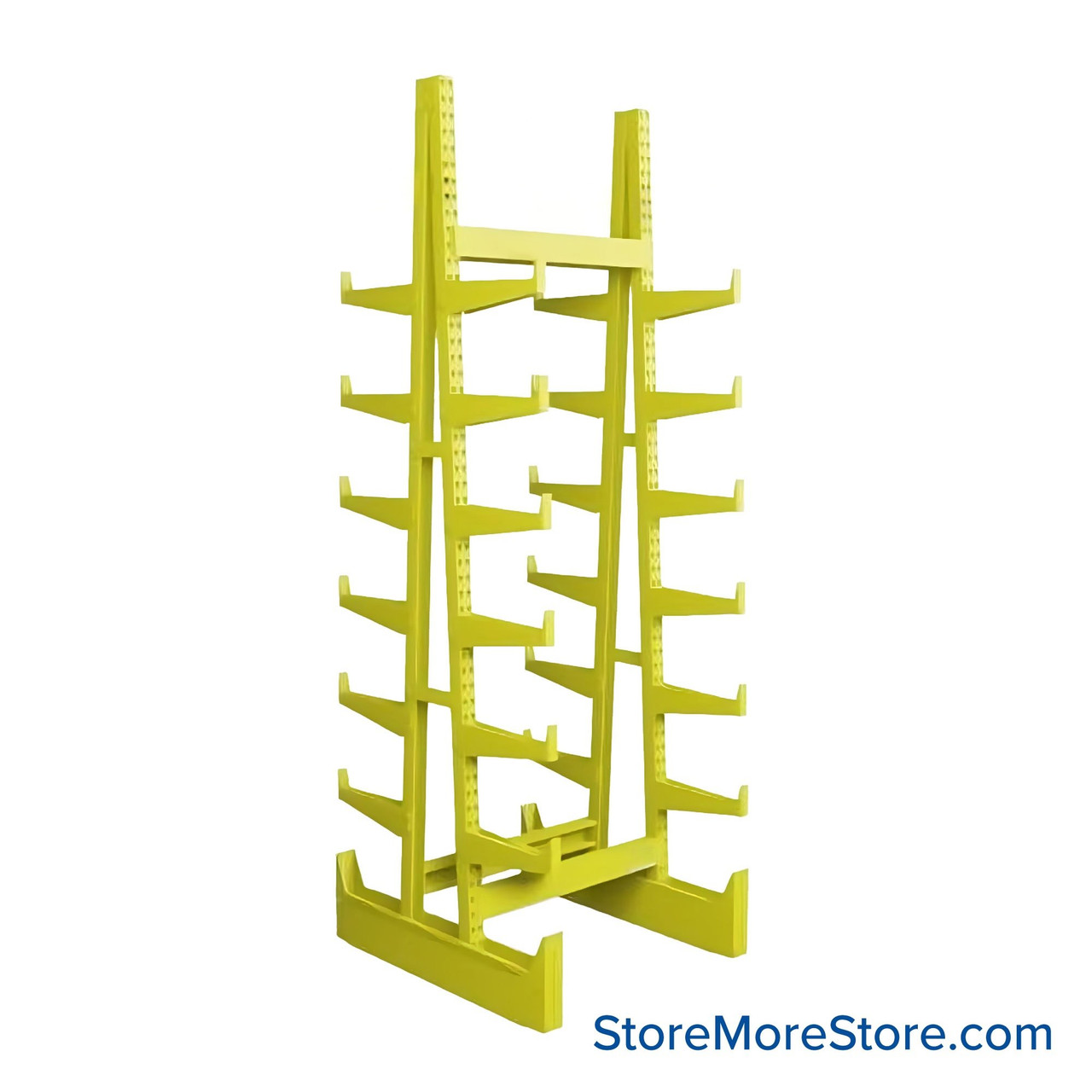Cantilever Pipe Racks, 48" W x 54" D x 144" H, Double-Sided, 14 Levels (Including Base)