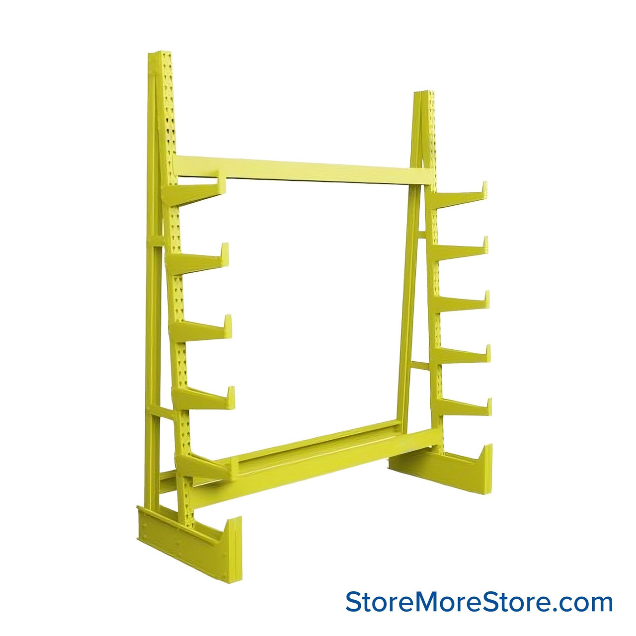 Cantilever Pipe Racks, 99" W x 36" D x 120" H, Single-Sided, 6 Levels (Including Base)