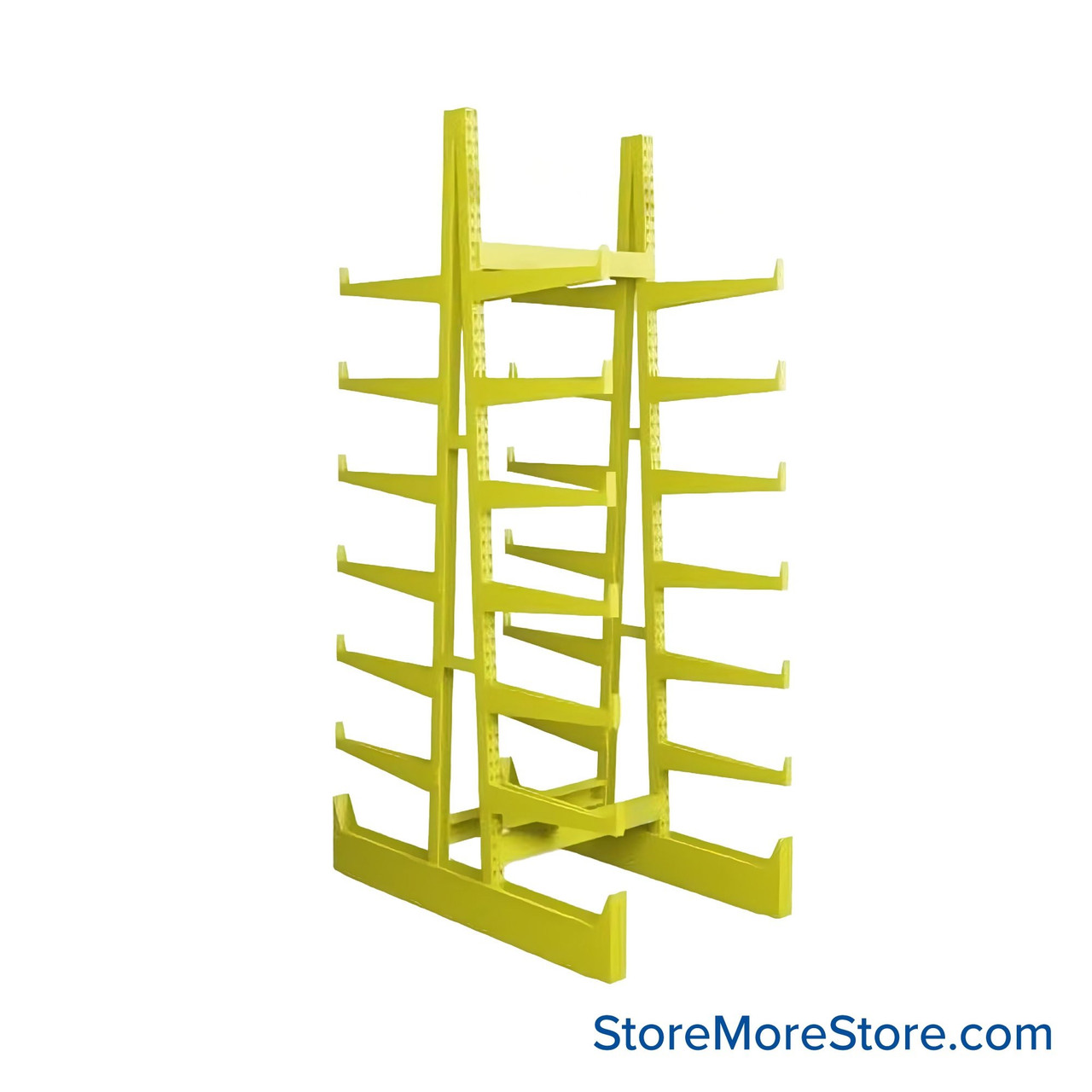 Cantilever Pipe Racks, 48" W x 78" D x 144" H, Double-Sided, 14 Levels (Including Base)