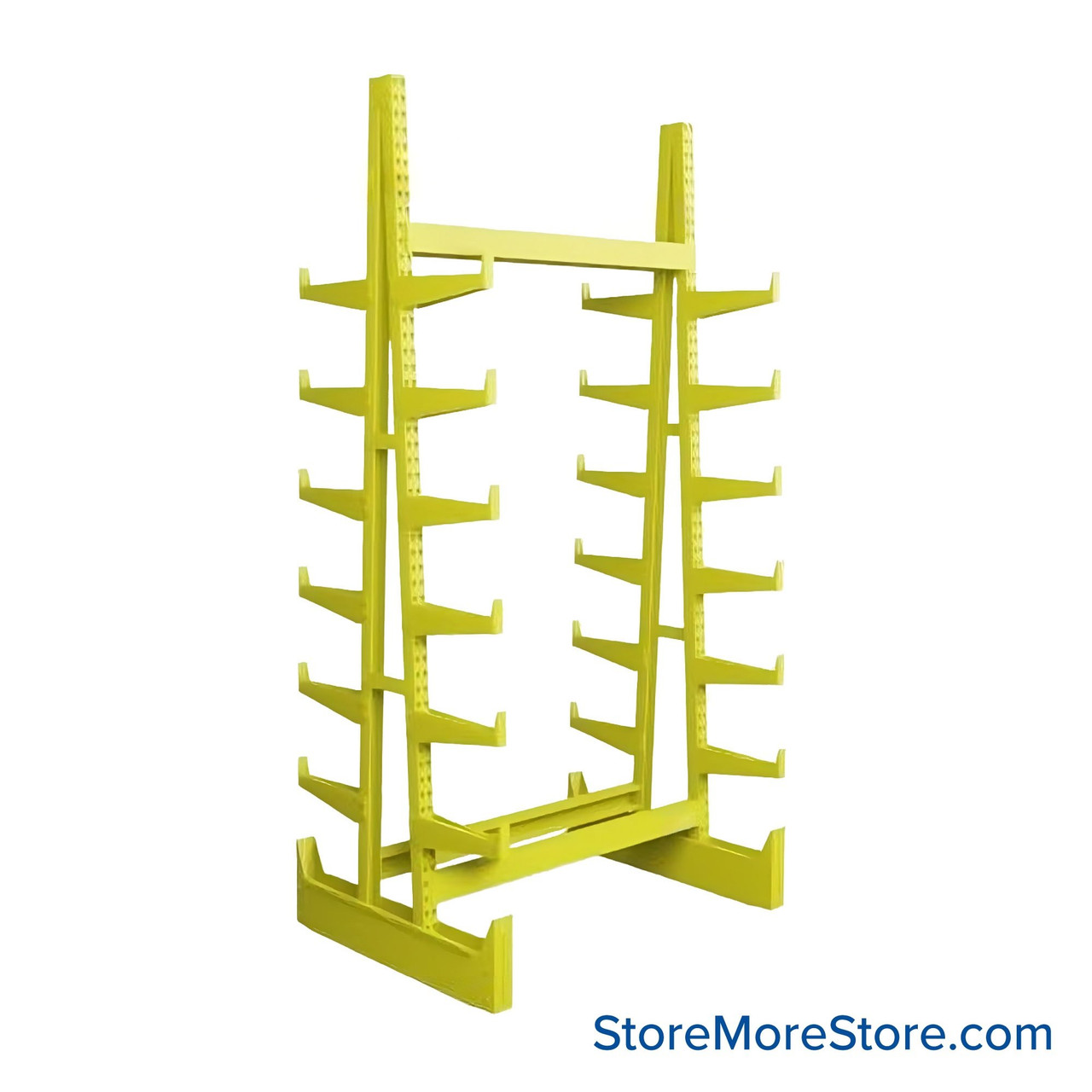 Cantilever Pipe Racks, 72" W x 54" D x 144" H, Double-Sided, 14 Levels (Including Base)