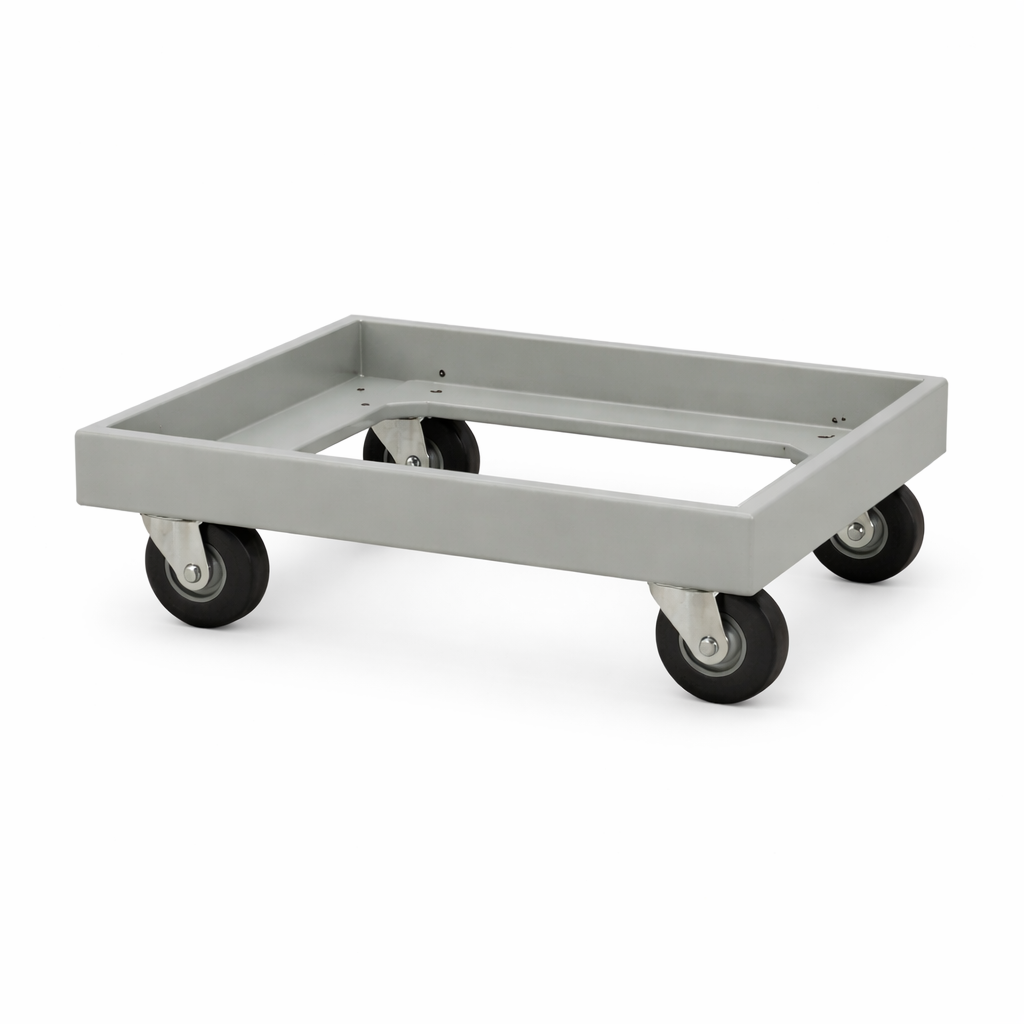 Model 18 Wet Storage Tank Dolly with Hard Rubber Casters (19.25 in W x 5 in D x 16.25 in H)