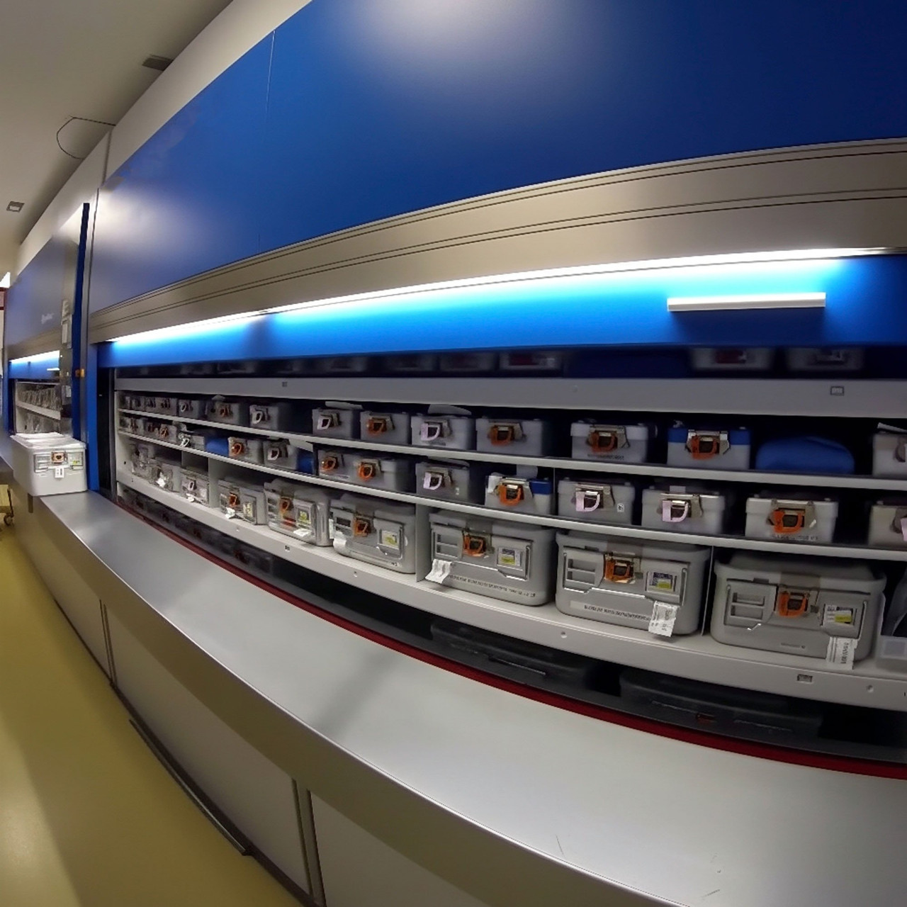 Vertical Carousel Storage System for Healthcare and Sterile Storage - Wide High Capacity - alternate view (136.9 in W x 