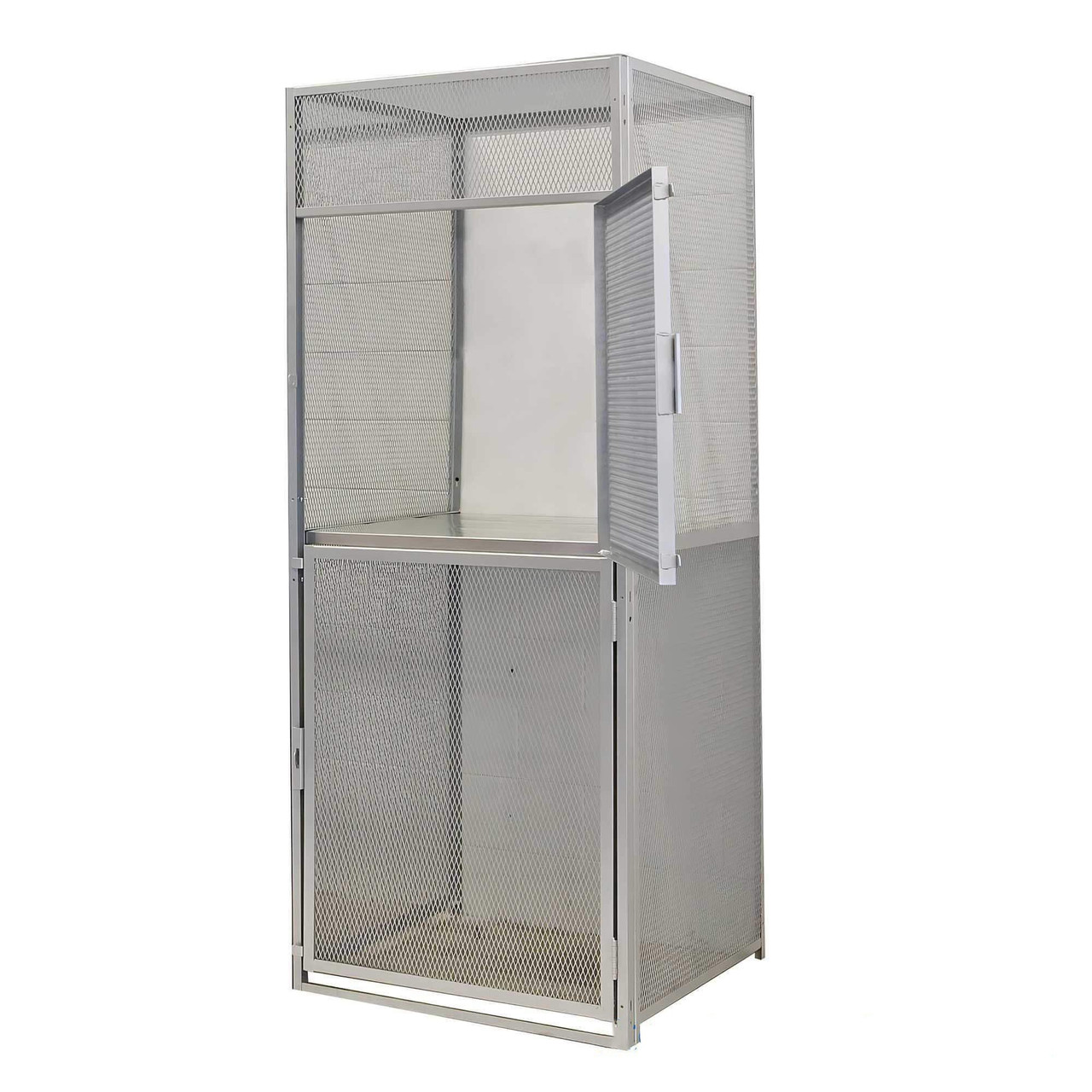 36 x 36 Double Tier Tenant Storage Locker with Integrated Handle Latch - Right Hinged (36 in W x 90 in D x 36 in H)