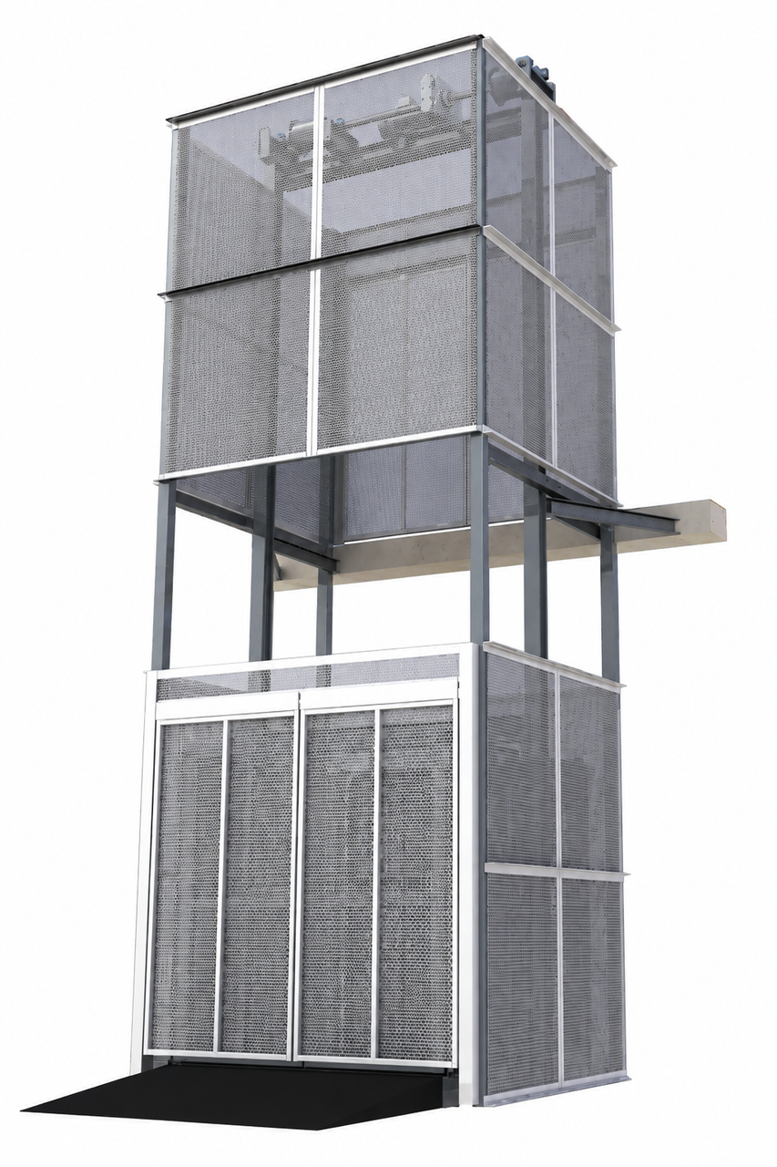 S Series Straddle Vertical Reciprocating Conveyor - S2-25-48x48x72-C43