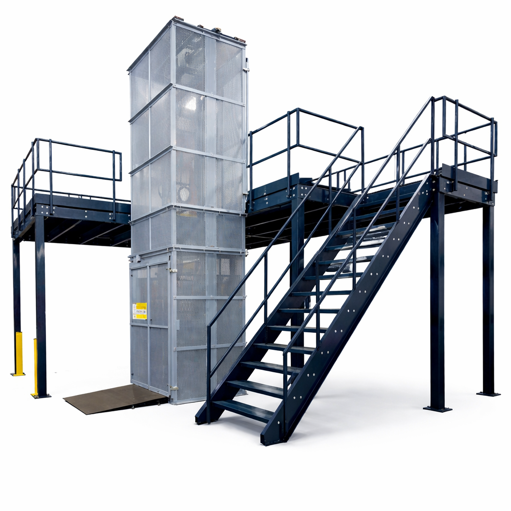 Vertical Reciprocating Conveyor Lift C Series Cantilever Material Lift (96 in W x 30 in D x 84 in H)