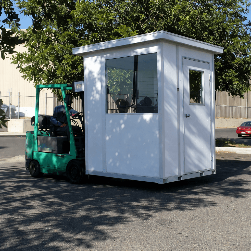 4x4 Modular Security Booth Prefabricated Guard Booth for Entry Point ...