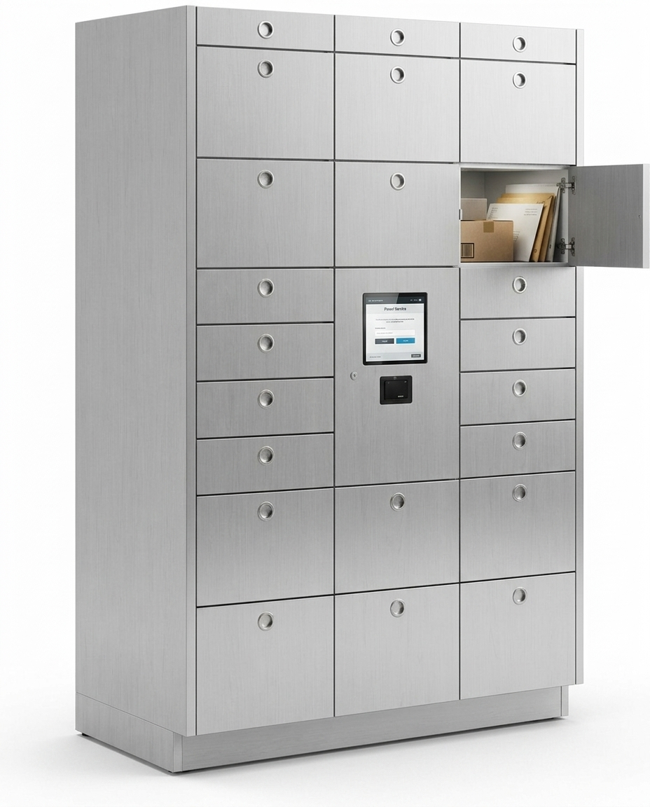 20 Opening Smart Student Package Locker - SMS-02-V60-SSG-SPL-20-STU
