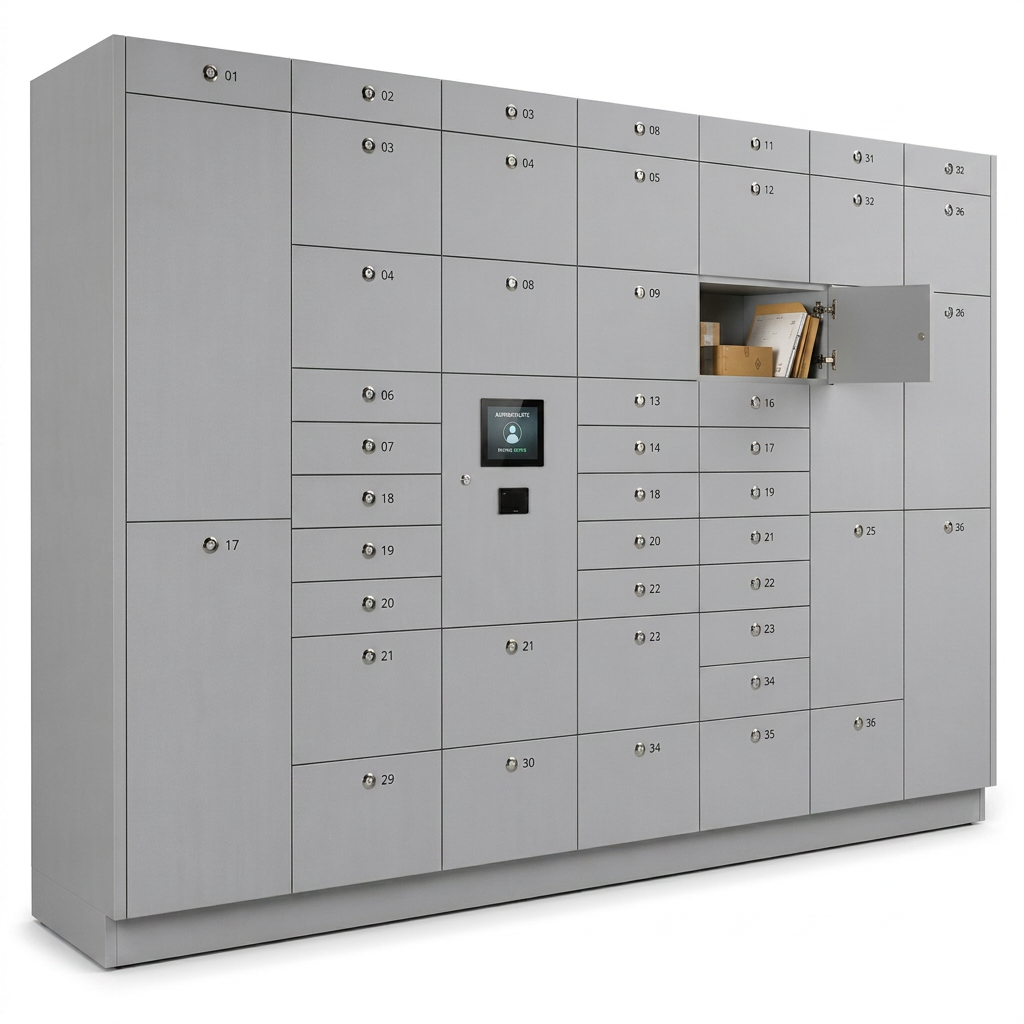 36 Opening Smart Student Package Locker - SMS-02-V60-SSG-SPL-36-STU