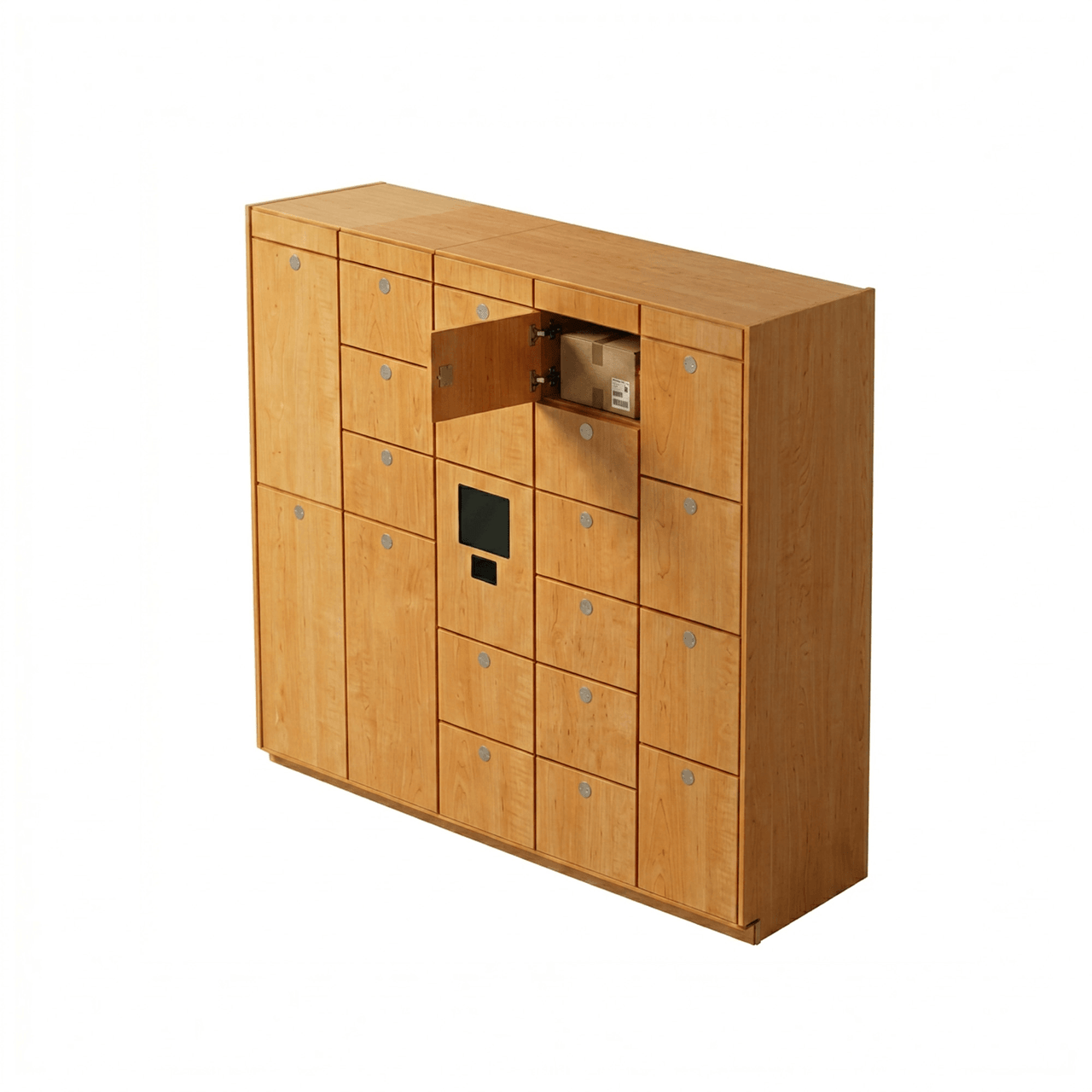 20 Opening Retail Order Pickup Smart Locker System for Buy Online Pick Up In Store BOPIS Orders (49.5 in W x 80 in D x 2