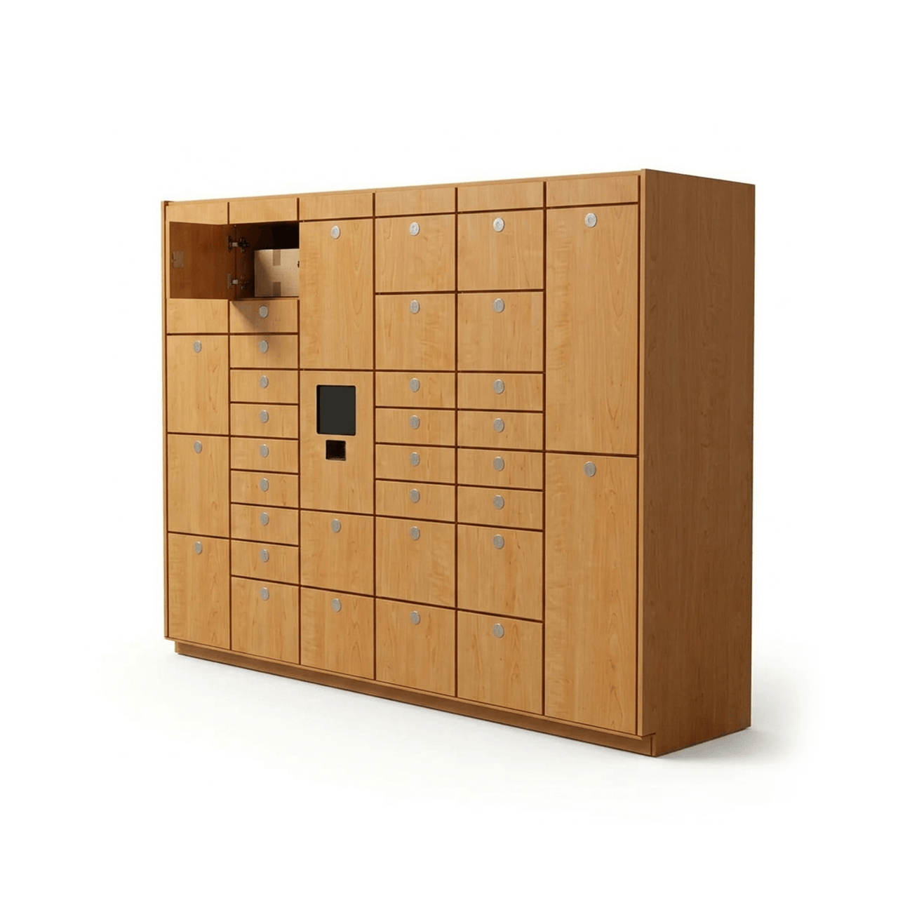 36 Opening Retail Order Pickup Smart Locker System for Buy Online Pick Up In Store BOPIS Orders (97.5 in W x 80 in D x 2