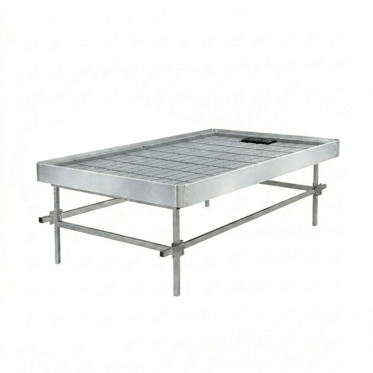 Stationary Ebb & Flow Greenhouse Bench for Indoor Farming - 3'W x 4'L (48 in W x 0 in D x 36 in H)