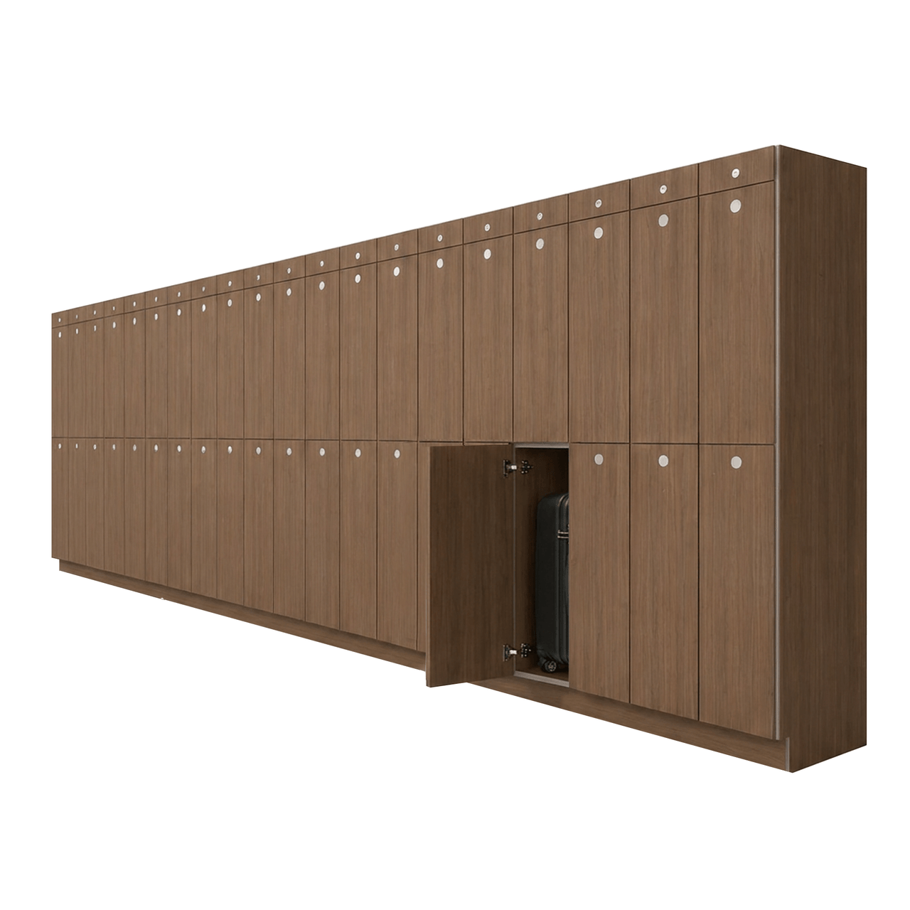 40 Opening Smart Luggage Storage Lockers with Oversize Doors