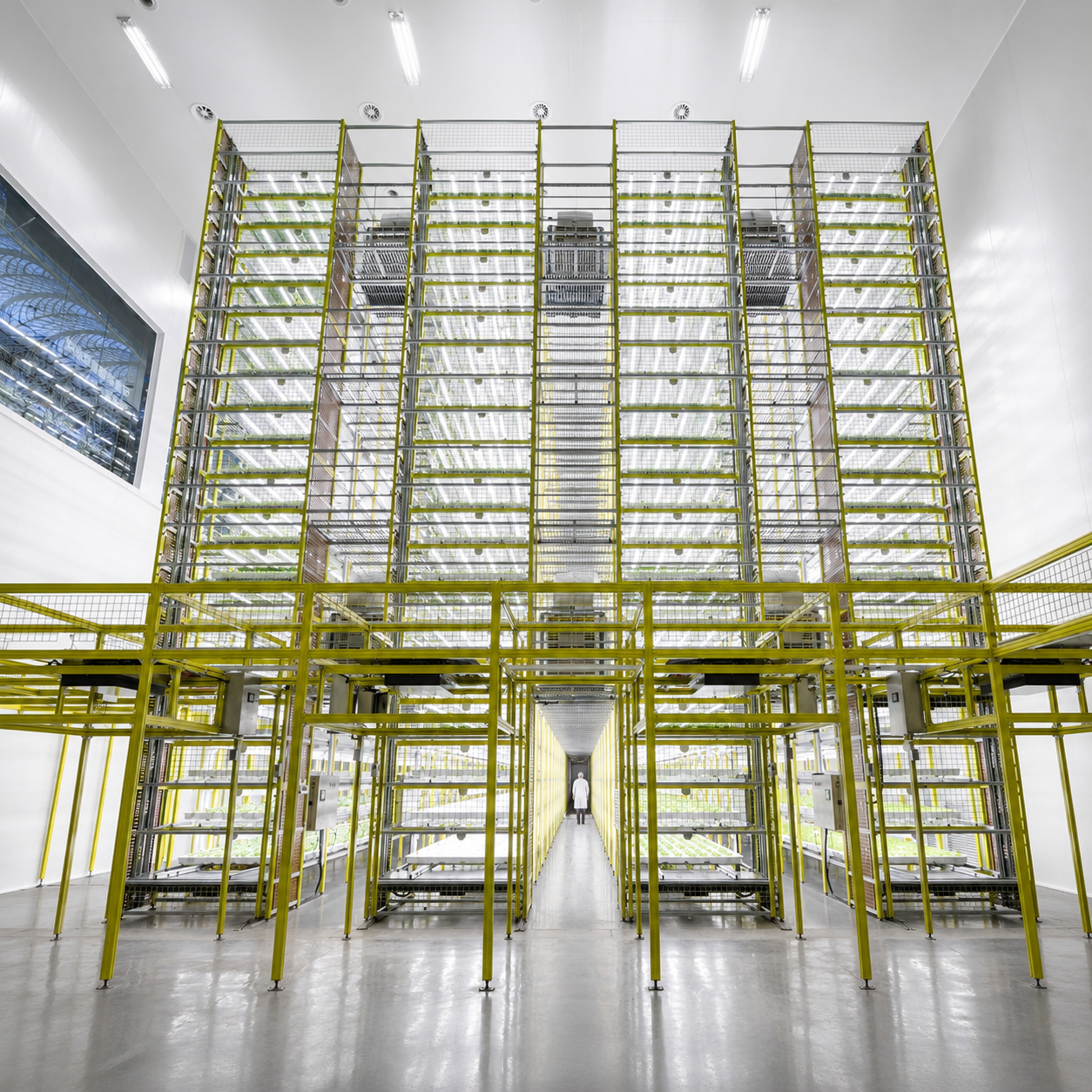 AGEYE HYVE Micro Turnkey Vertical Farming System - Single Rack, 5 Levels - 950 sq ft (384 in W x 144 in D x 360 in H)