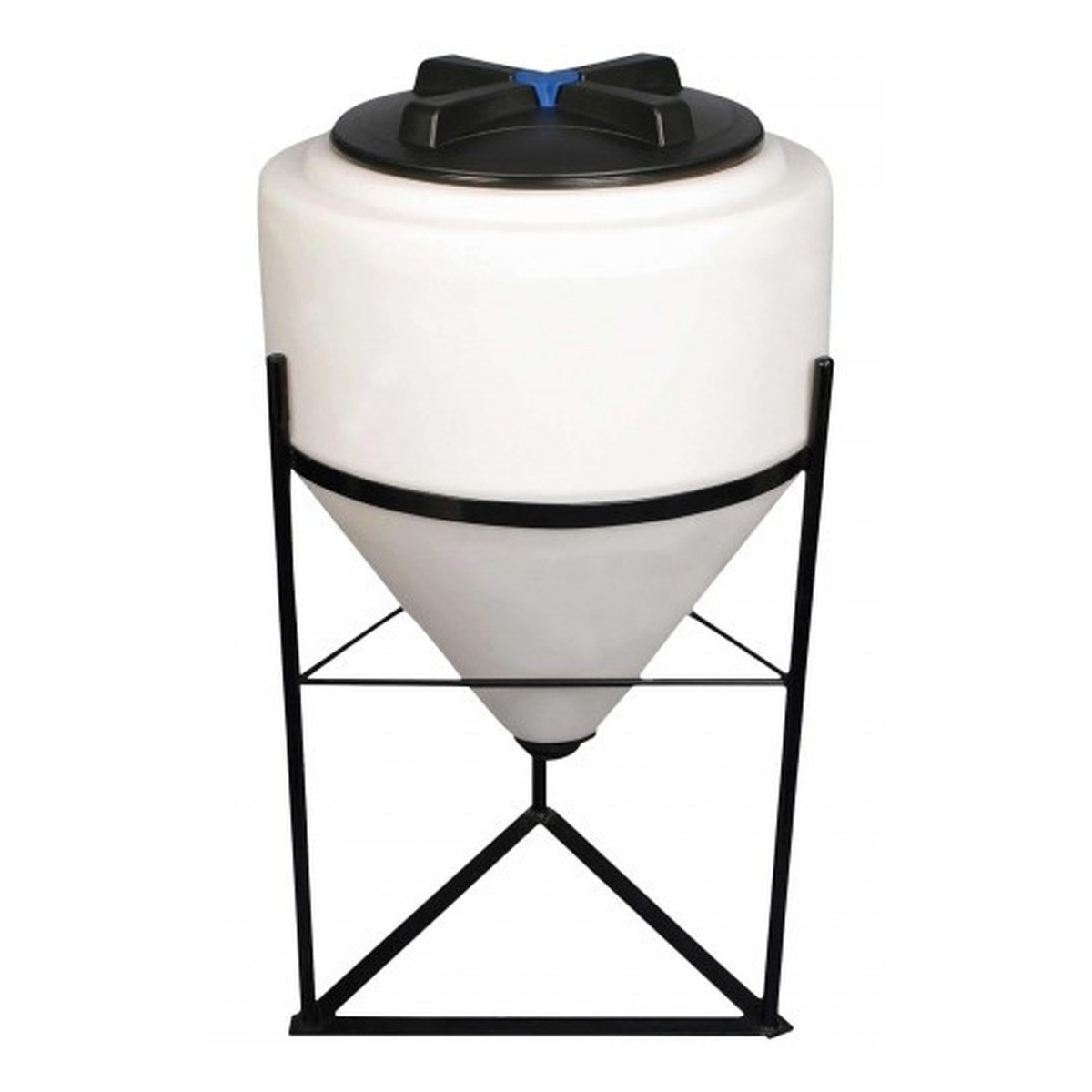 35 Gallon Inductor Cone Bottom Tank, 23'' Diameter x 29'' High