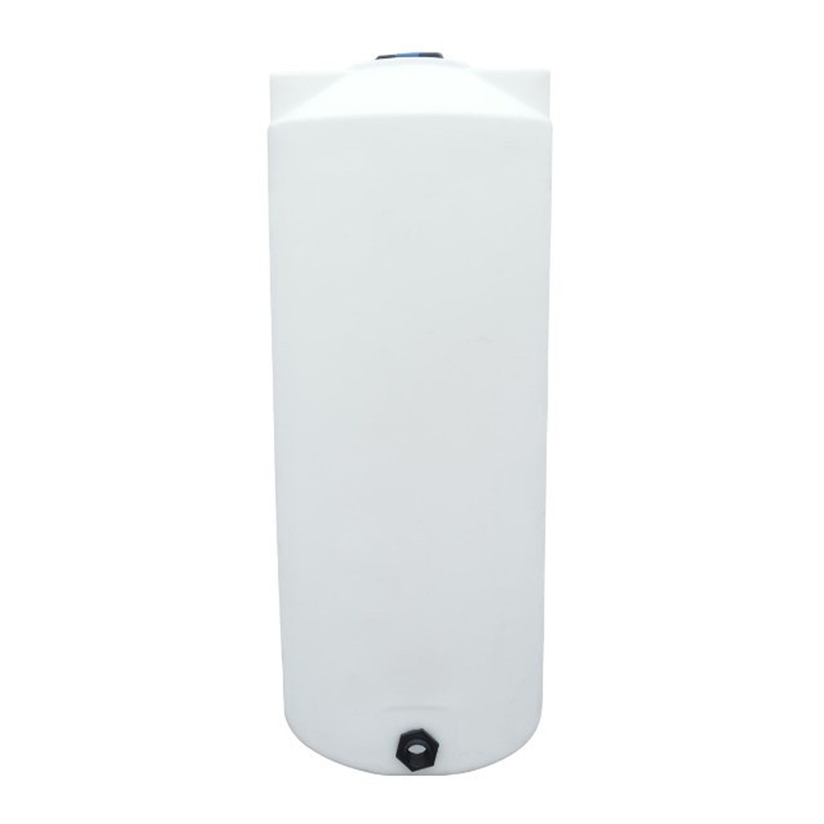 65 Gallon Vertical Plastic Storage Tank, 23'' Diameter x 43'' High