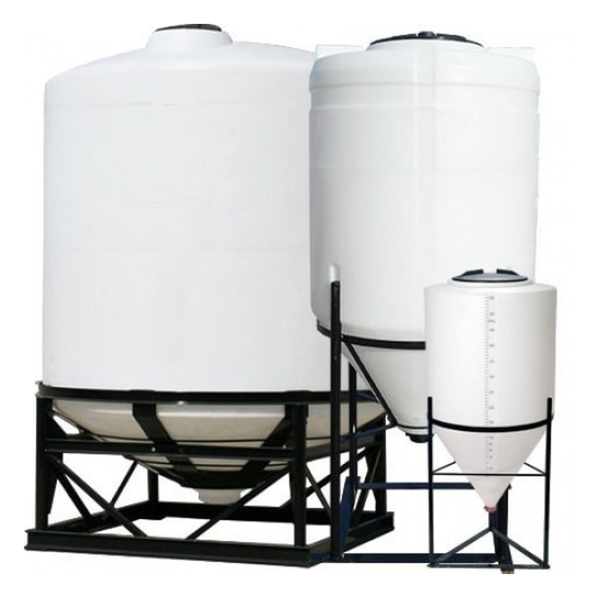 17 Gallon Cone Bottom Tank, 19'' Diameter x 24'' High