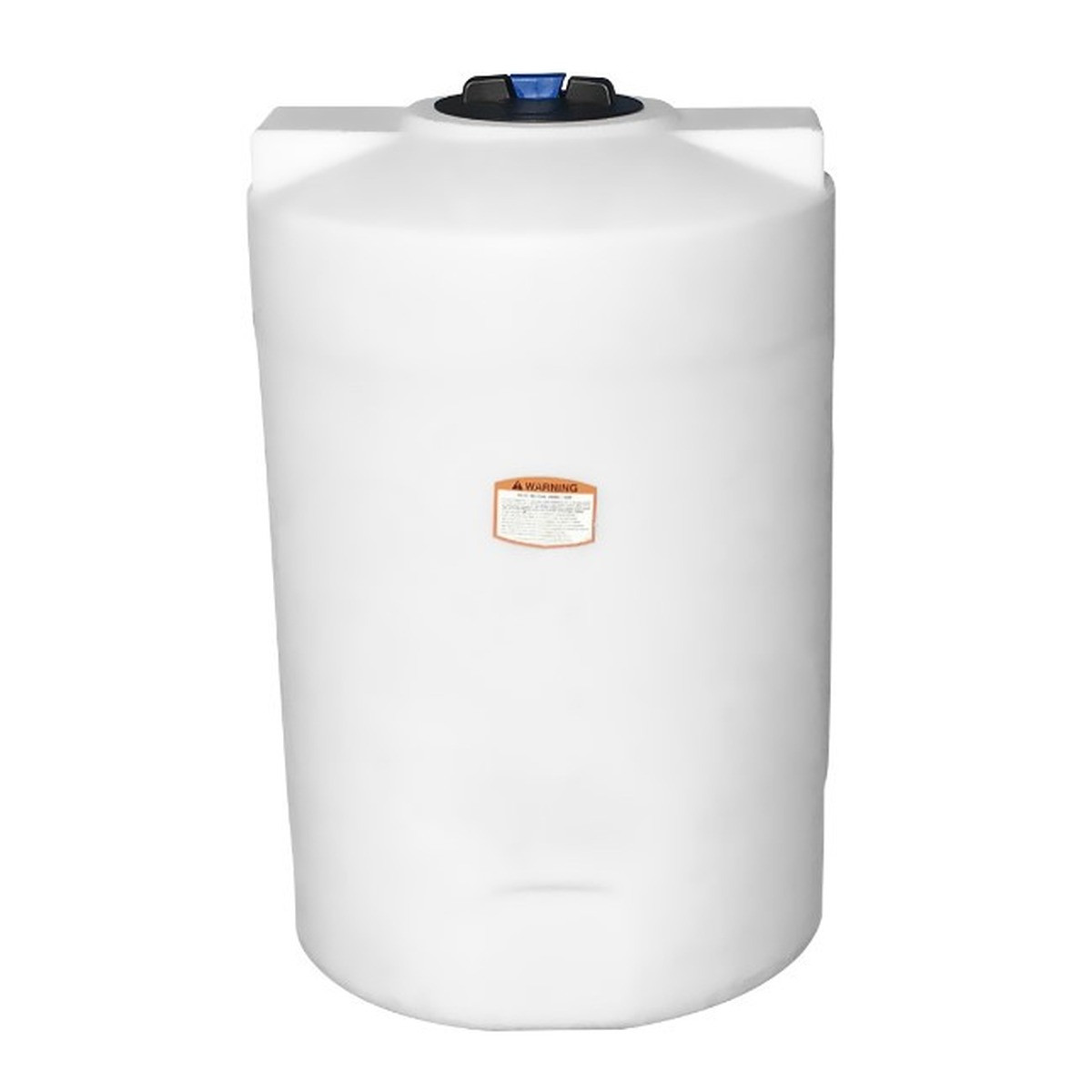 75 Gallon Vertical Plastic Storage Tank, 23'' Diameter x 49'' High