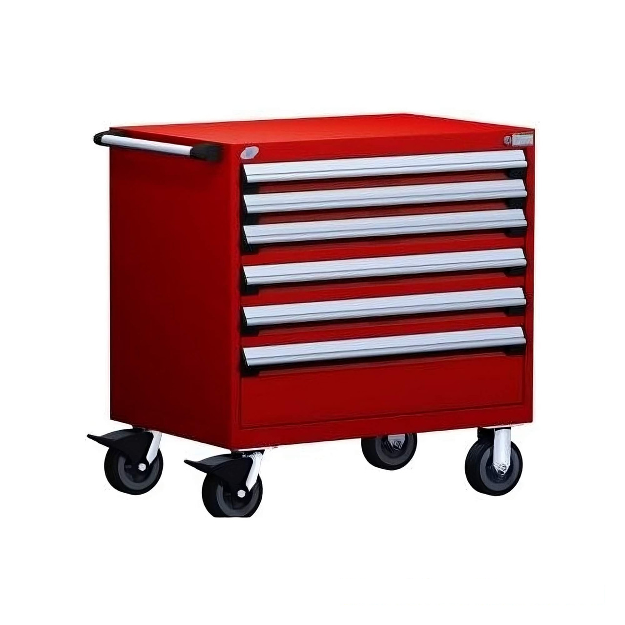 6-Drawer Heavy-Duty Mobile Drawer Cabinet 30'' W x 27D - R5BDG-3001