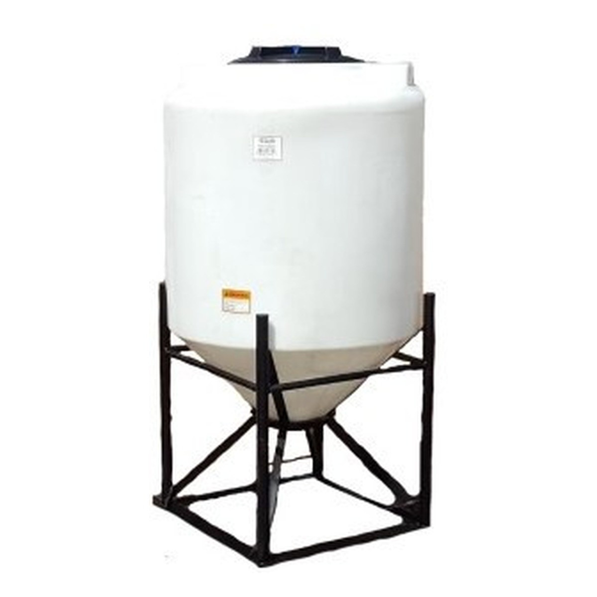 160 Gallon Cone Bottom Tank, 36'' Diameter x 52'' High