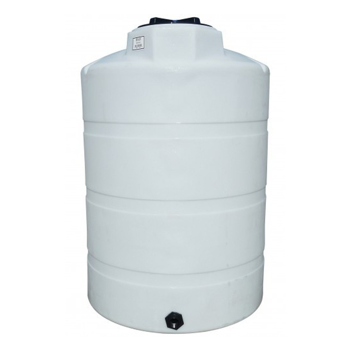 500 Gallon Vertical Plastic Storage Tank, 48'' Diameter x 73'' High