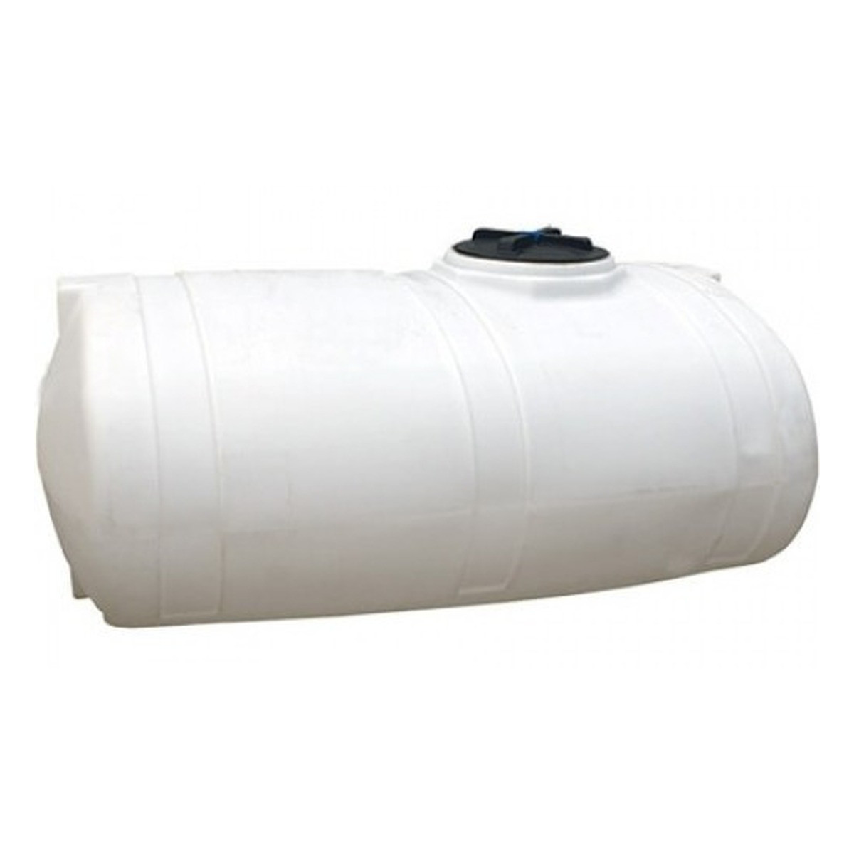 500 Gallon White Elliptical Tank, 57'' Wide x 82'' Deep x 44'' High