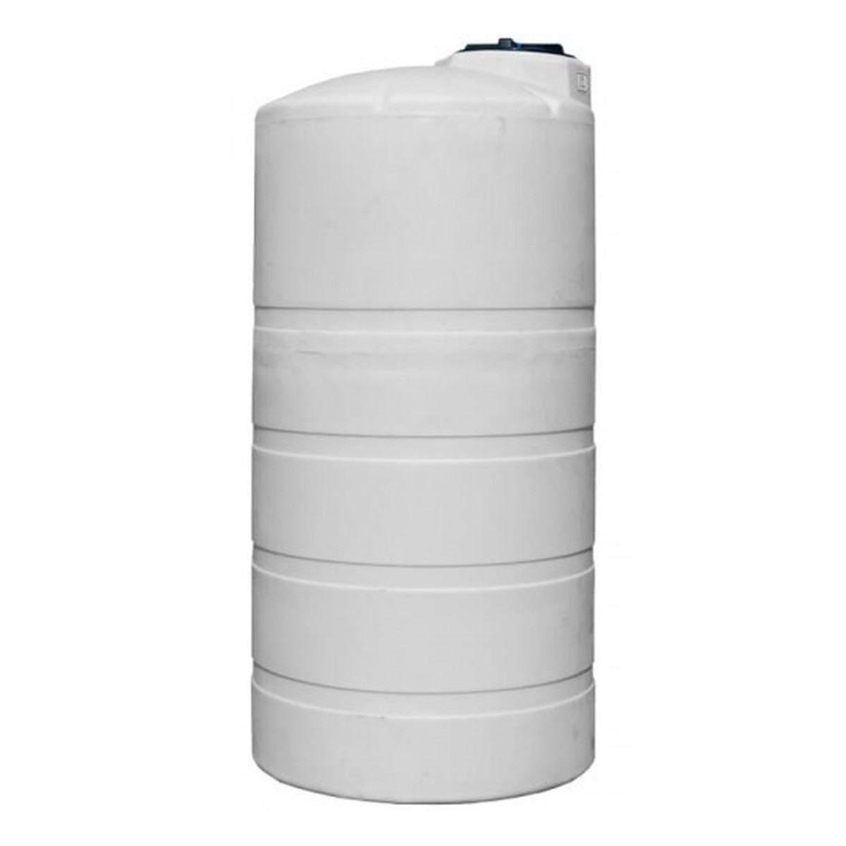 850 Gallon Vertical Plastic Storage Tank, 48'' Diameter x 118'' High