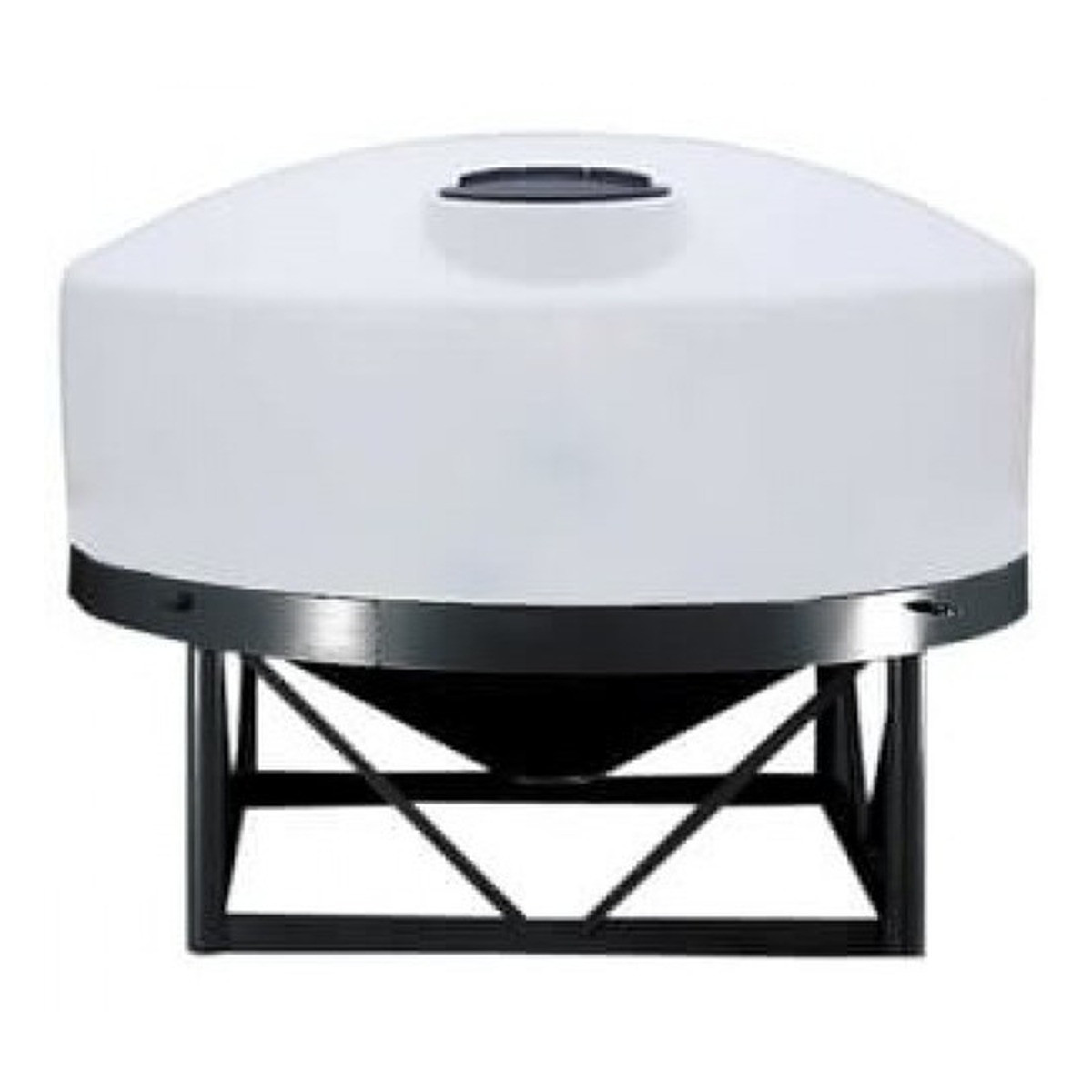 1,320 Gallon Cone Bottom Tank, 91'' Diameter x 64'' High