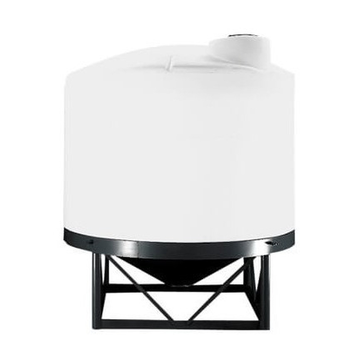 1,000 Gallon Cone Bottom Tank, 72'' Diameter x 82'' High