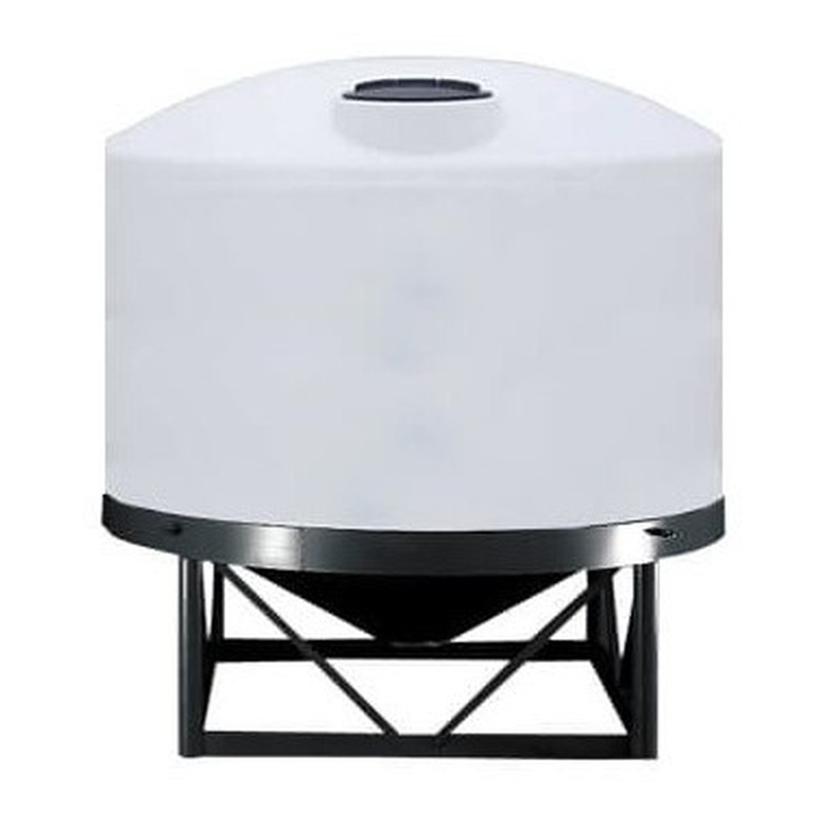 1,720 Gallon Cone Bottom Tank, 91'' Diameter x 78'' High