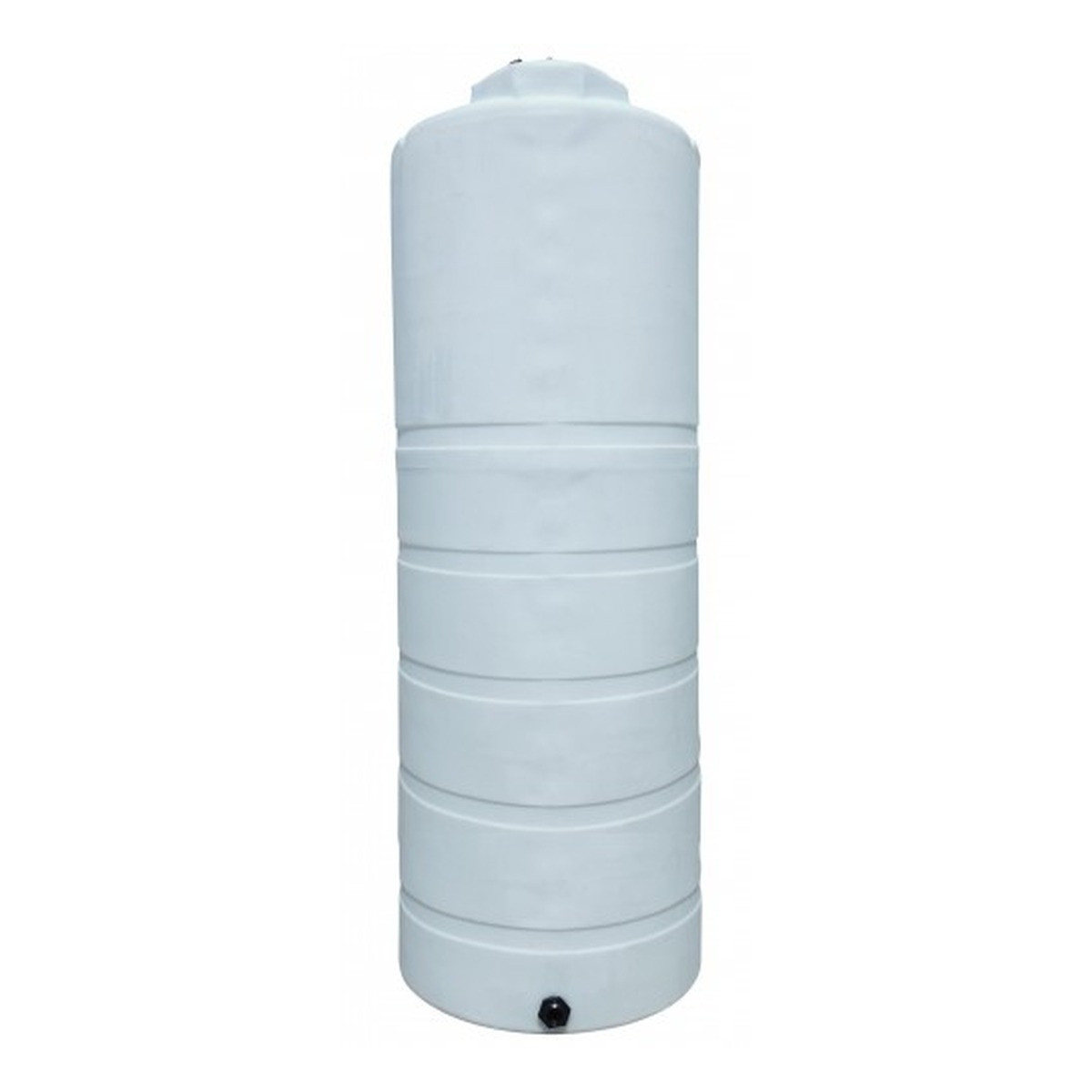 1,505 Gallon Vertical Plastic Storage Tank, 60'' Diameter x 135'' High
