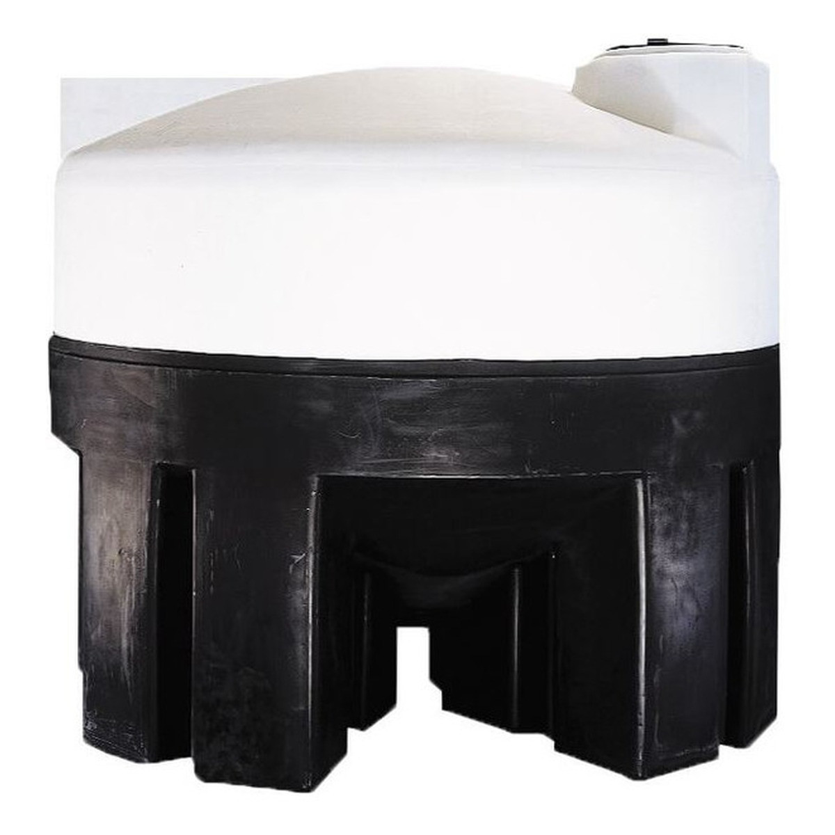 750 Gallon Cone Bottom Tank with Poly Stand, 73'' Diameter x 67'' High