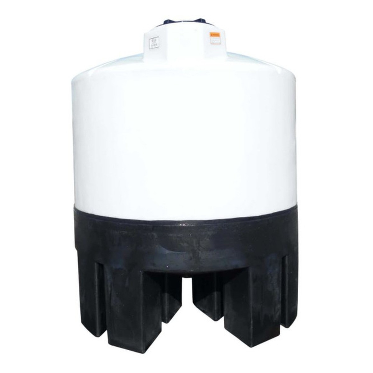 1,050 Gallon Cone Bottom Tank with Poly Stand, 73'' Diameter x 86'' High