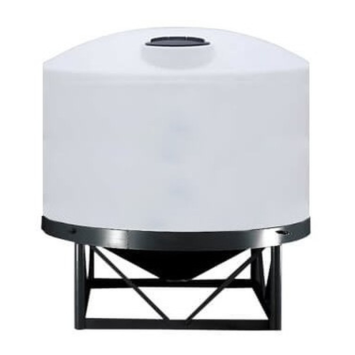 2,500 Gallon Cone Bottom Tank, 95'' Diameter x 105'' High