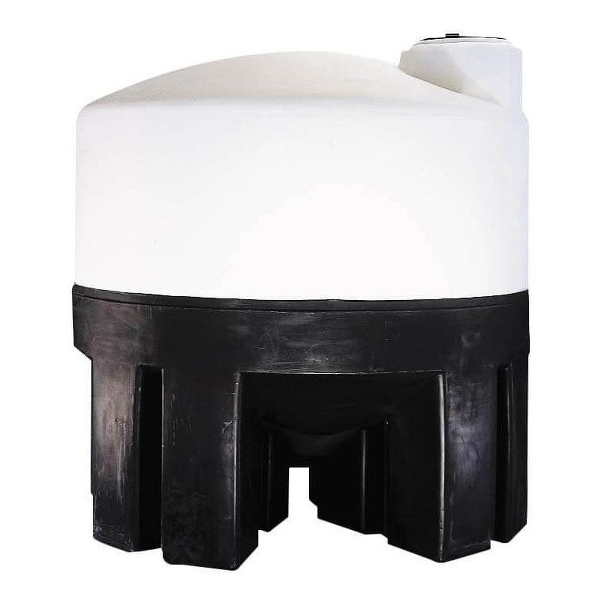 1,600 Gallon Cone Bottom Tank with Poly Stand, 89'' Diameter x 96'' High