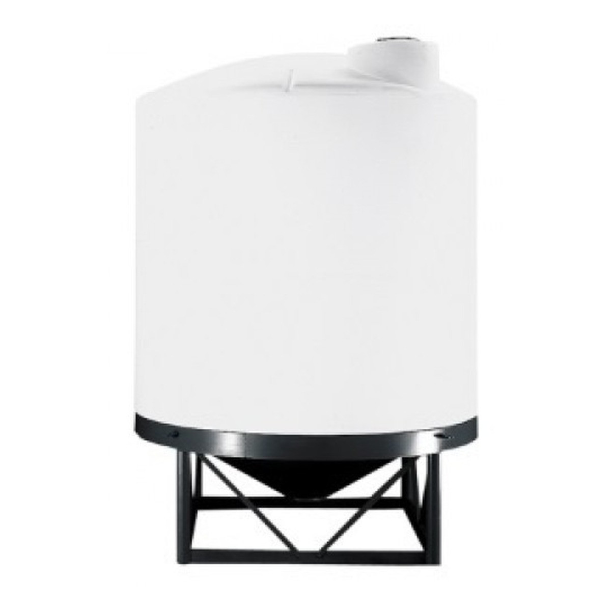 3,000 Gallon Cone Bottom Tank, 91'' Diameter x 120'' High